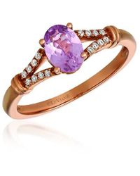 Le Vian ® 14k Strawberry Gold® 0.66 Ct. Tw. Diamond & Rose Spinel Ring - Pink