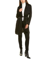 Sage the Label Still The One Wrap Coat - Black