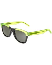 Saint Laurent Unisex Sl51 50mm Sunglasses - Yellow