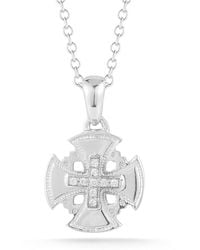 Reiss - 14K 0.05 Ct. Tw. Diamond Necklace - Lyst