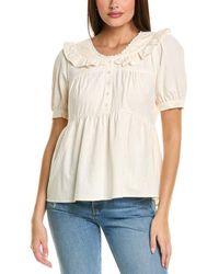 CELESTINE SEI - Puff Sleeve Top - Lyst