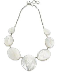 Samuel B. - Silver Pearl Byzantine Chain Necklace - Lyst