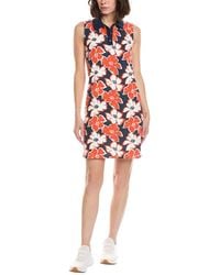 Stella Parker - Edie Contrast Collar Polo Shirtdress - Lyst