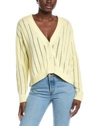 Autumn Cashmere - Cotton By Cropped V-Neck Cardigan - Lyst