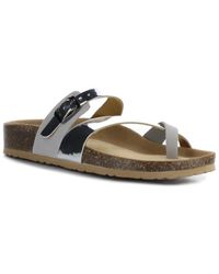 Bos. & Co. - Bos. & Co. Parr Suede & Leather Sandal - Lyst