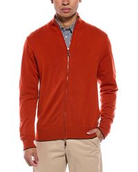 N.Peal Cashmere - Knightsbridge Full Zip 100% Cashmere Mock Neck Sweater - Lyst