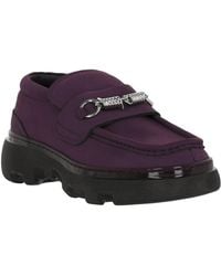 Burberry - Leather Loafer - Lyst