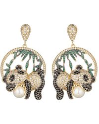 Eye Candy LA - The Luxe Collection Cz Drop Earrings - Lyst