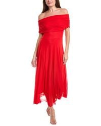 IPPONELLI - Solid Off-Shoulder Maxi Dress - Lyst