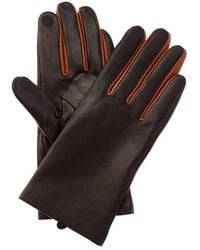 Bruno Magli - 2-Tone Cashmere-Lined Leather Gloves - Lyst