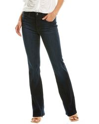 Joes Jeans Denim The Frankie Bootcut Jeans With Raw Hem in Blue Womens Clothing Jeans Bootcut jeans 