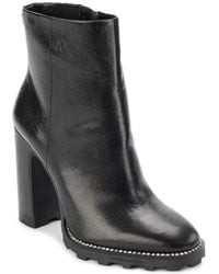 Karl Lagerfeld - Peppy Leather Bootie - Lyst
