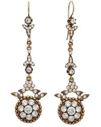 Liv Oliver - 18K Rose Plated 5.20 Ct. Tw. Quartz Earrings - Lyst