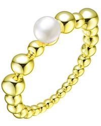 Rachel Glauber - 18k Over Silver 4.5mm Freshwater Pearl Ring - Lyst