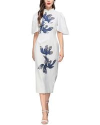 Adele Berto - Midi Dress - Lyst
