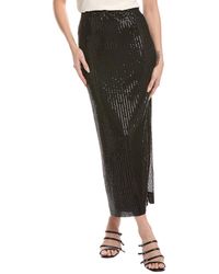 Chaser Brand - Amber Sequin Midi Skirt - Lyst