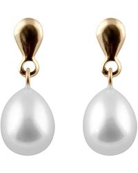 Splendid - 14k 8-8.5mm Freshwater Pearl Drop Earrings - Lyst