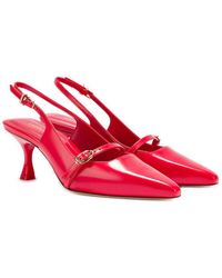 Larroude - Larroudé Ines Leather Pump - Lyst