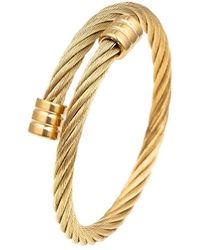 Eye Candy LA - The Luxe Collection Titanium Cz Nicky Cuff Bracelet - Lyst