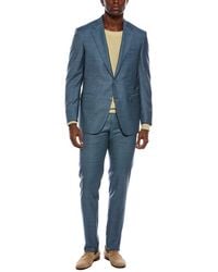 Canali - 2Pc Wool Suit With Flat Front Pant - Lyst