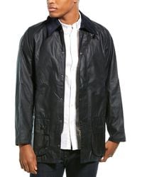 barbour wool coat mens Silver