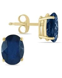 Gemstones - 14k 1.00 Ct. Tw. Sapphire Earrings - Lyst
