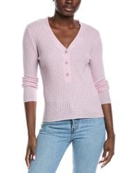 RAFFI - Cashmere Henley Sweater - Lyst