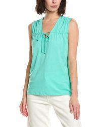 Stella Parker - Brighton Ruched Tie Top - Lyst