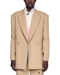 Sandro - Wool-blend Suit Blazer - Lyst