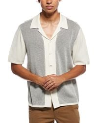 Rag & Bone - Harvey Knit Camp Shirt - Lyst