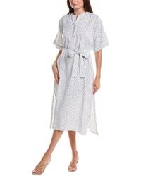 Officine Generale - Officine Generale Avara Linen-Blend Dress - Lyst
