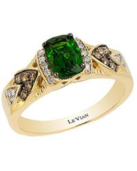 Le Vian Chocolate and White Diamond Engagement Ring Set in 