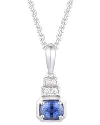 Gregg Ruth - 14K 0.56 Ct. Tw. Diamond & Sapphire Pendant - Lyst