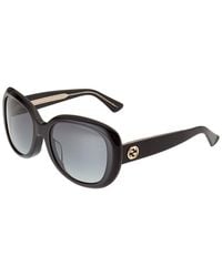 Gucci - 55mm Rectangular Sunglasses - Lyst