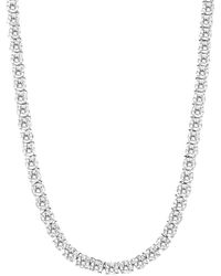 Diana M. Jewels - Diana M. Fine Jewelry 14k 22.00 Ct. Tw. Lab Grown Diamond Tennis Necklace - Lyst