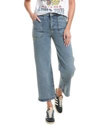 FRAME - The Modern Charge Wide Leg Jean - Lyst