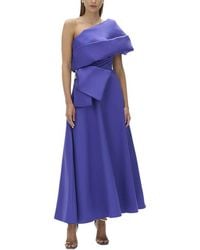 Rachel Gilbert - Marlo Wool & Silk-Blend A-Line Dress - Lyst