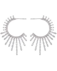 Eye Candy LA - Luxe Collection Cz Avah Loop Drop Earrings - Lyst