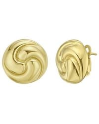 Italian Silver - 14K Plated Earrings - Lyst