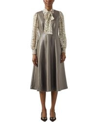 LK Bennett Mathilde Dress in Green | Lyst
