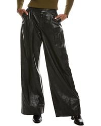 Jonathan Simkhai - Kobie Leather Wide Leg Pant - Lyst