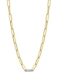 Effy Fine Jewelry - 14K 0.49 Ct. Tw. Diamond Necklace - Lyst