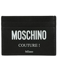 Moschino - Leather Card Case - Lyst