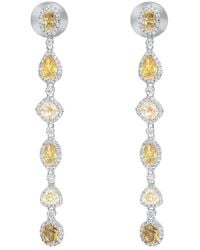 Diana M. Jewels - Fine Jewelry 18k 7.30 Ct. Tw. Diamond Earrings - Lyst