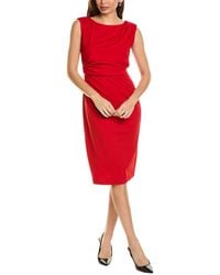 Laundry by Shelli Segal - Scuba Crepe Sheath Dress - Lyst