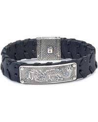 Samuel B. - Imperial & Leather Dragon Bracelet - Lyst