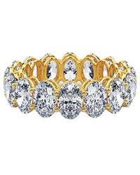 Lab Grown Diamonds - 14K 8.20 Ct. Tw. Lab-Grown Diamond Eternity Ring - Lyst