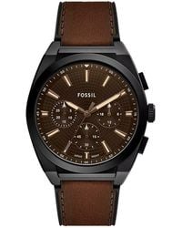Fossil - Everett Chronograph Watch - Lyst