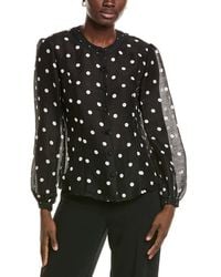 Marc Cain - Linen & Silk-Blend Blouse - Lyst
