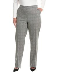 Marina Rinaldi - Plus Edwige Long Wool-Blend Trouser - Lyst